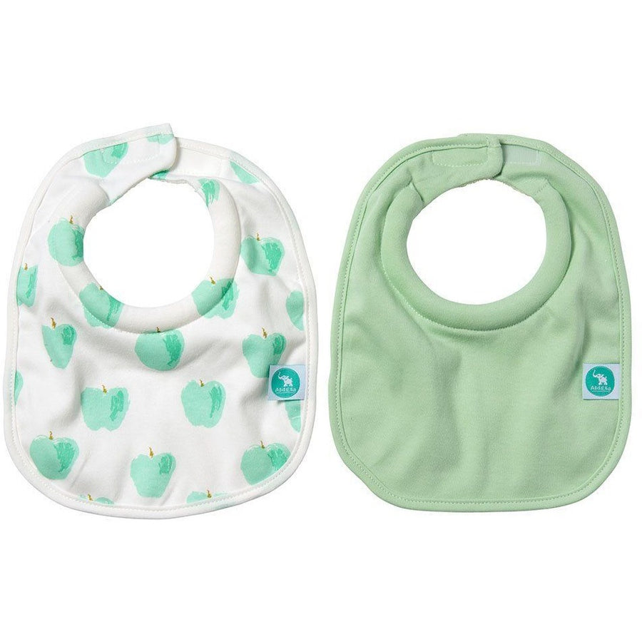 All4Ella Bibs Roll Neck (Set 2) - Apple - Clothing - All4Ella - Afterpay - Zippay Carry Them Close