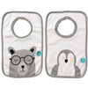All4Ella Bibs Pull over Head (Set 2) - Penguin - Clothing - All4Ella - Afterpay - Zippay Carry Them Close