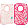 All4Ella Bibs Pull over Head (Set 2) - Leopard Pink - Clothing - All4Ella - Afterpay - Zippay Carry Them Close