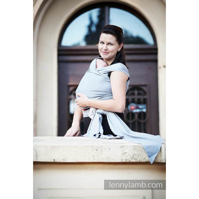 Lenny Lamb Stretchy Wrap - AQUAMARINE - Stretchy Wrap - Lenny Lamb - Afterpay - Zippay Carry Them Close