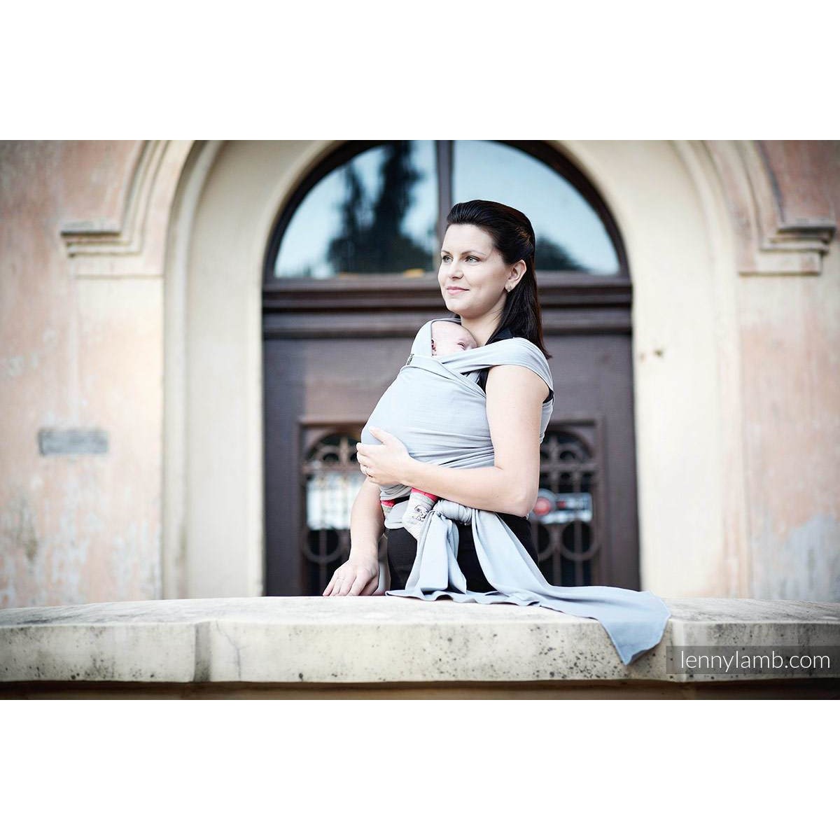 Lenny Lamb Stretchy Wrap - AQUAMARINE - Stretchy Wrap - Lenny Lamb - Afterpay - Zippay Carry Them Close