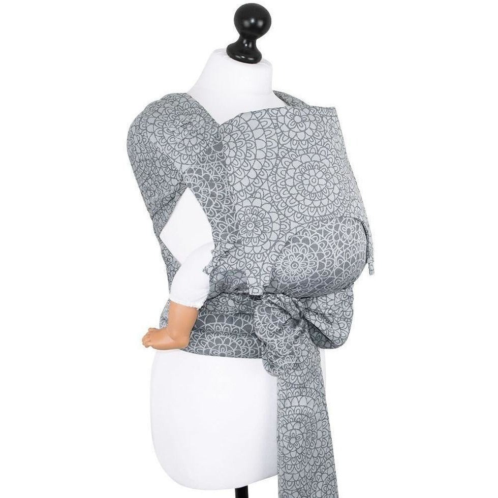 Fidella Fly Tai - MeiTai babycarrier Limited Edition Mosaic Stone Grey (Baby Size - From Birth), , Mei Tai, Fidella, Carry Them Close  - 7