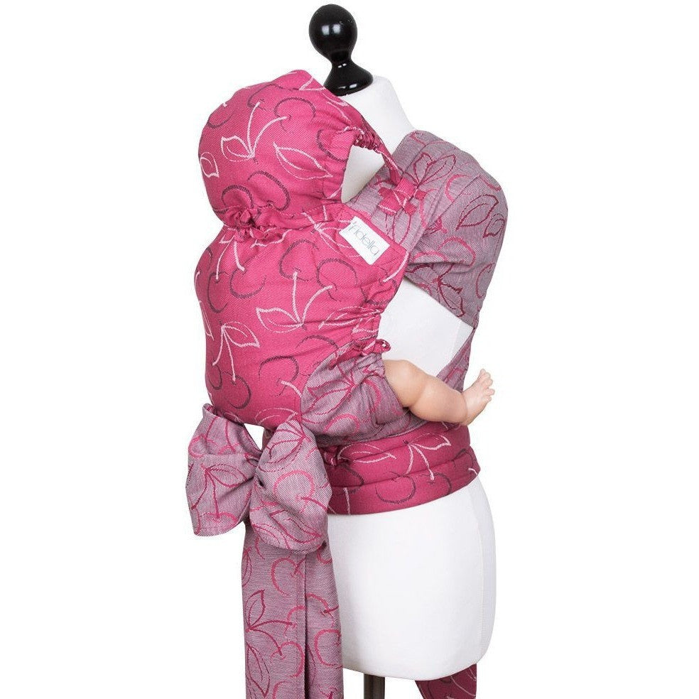 Fidella Fly Tai (MeiTai) - Cherry sorbet (Baby Size - From Birth) limited edition - Meh Dai - Fidella - Afterpay - Zippay Carry Them Close