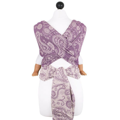 Fidella Fly Tai - MeiTai babycarrier Limited Edition Persian Paisley Orchid (Baby Size - From Birth), , Mei Tai, Fidella, Carry Them Close  - 7