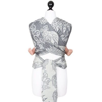 Fidella Fly Tai - MeiTai babycarrier Venetian Mask Grey (Baby Size - From Birth) Limited Edition - Meh Dai - Fidella - Afterpay - Zippay Carry Them Close