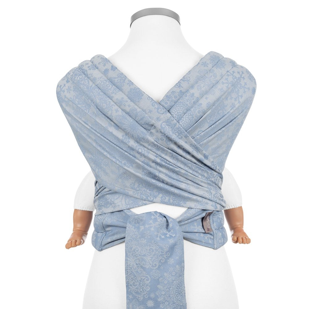 Fidella Fly Tai - MeiTai babycarrier Iced Butterfly Classic Light Blue (Baby Size - From Birth)