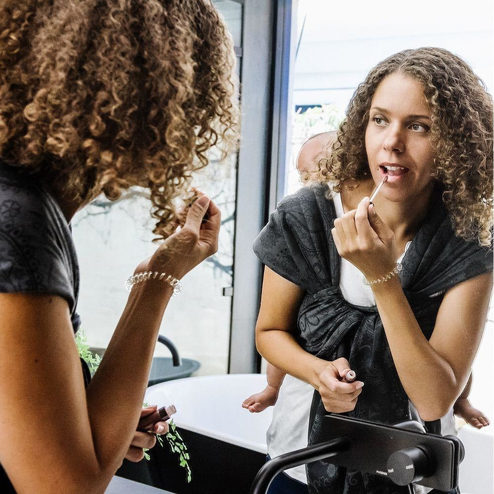 Fidella Fly Tai - MeiTai babycarrier Classic Persian Paisley Charming Black (Baby Size - From Birth)