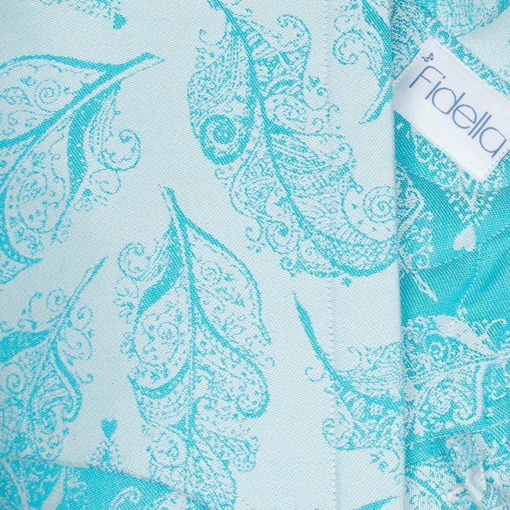 Fidella Fly Tai - MeiTai babycarrier Feather Rain - scuba blue (Toddler) - Meh Dai - Fidella - Afterpay - Zippay Carry Them Close