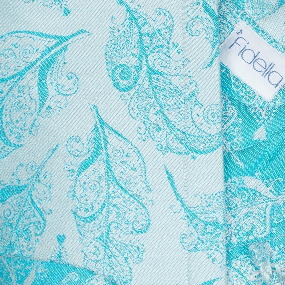 Fidella Fly Tai - MeiTai babycarrier Feather Rain - scuba blue (Baby +) - Meh Dai - Fidella - Afterpay - Zippay Carry Them Close