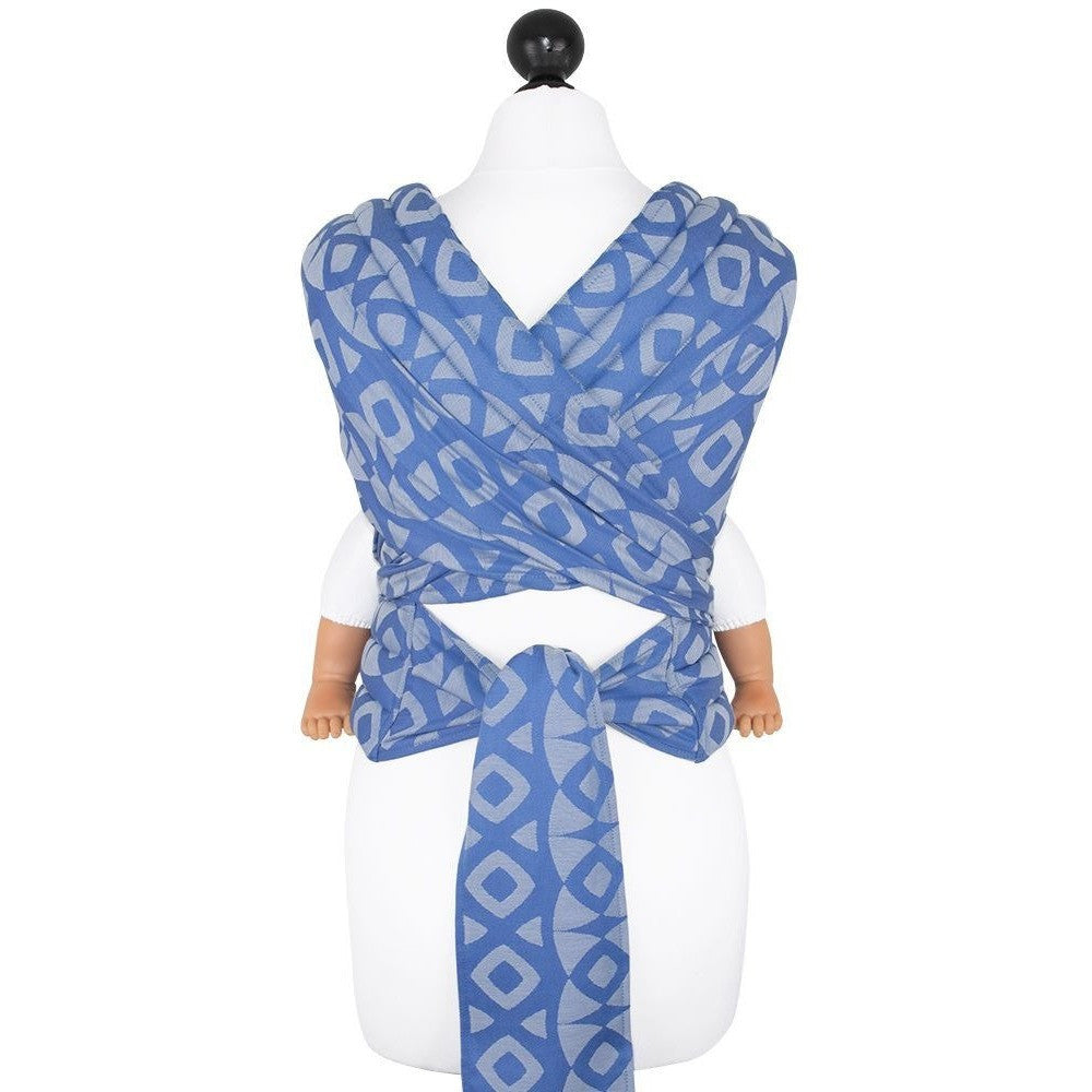 Fidella Fly Tai - MeiTai babycarrier Limited Edition Night Owl Blue (Baby Size - From Birth), , Mei Tai, Fidella, Carry Them Close  - 3