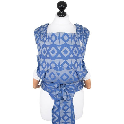 Fidella Fly Tai - MeiTai babycarrier Limited Edition Night Owl Blue (Baby Size - From Birth), , Mei Tai, Fidella, Carry Them Close  - 8