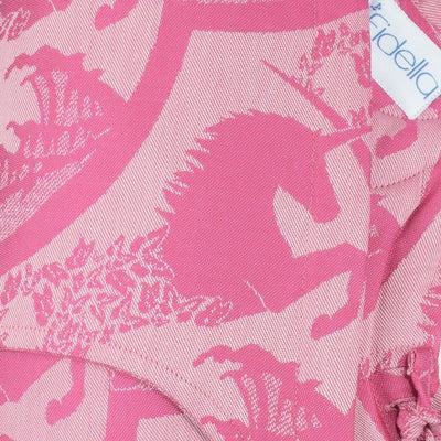 Fidella Fly Tai - MeiTai babycarrier Limited Edition Unicorn Tale Pink Rose (Baby Size - From Birth) - Meh Dai - Fidella - Afterpay - Zippay Carry Them Close