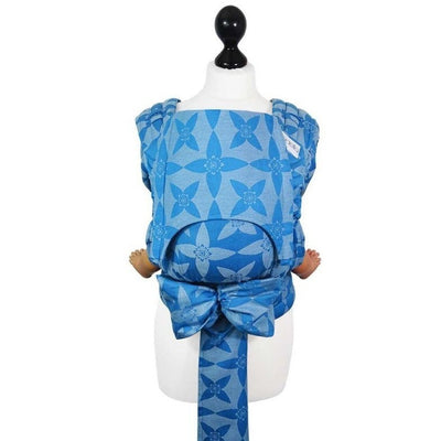 Fidella Fly Tai - MeiTai babycarrier Blossom Blue (Baby Size from Birth) - Meh Dai - Fidella - Afterpay - Zippay Carry Them Close