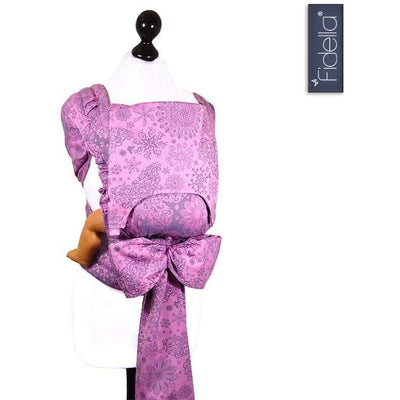 Fidella Fly Tai - MeiTai babycarrier Iced Butterfly Violet (Baby Size - From birth) - Meh Dai - Fidella - Afterpay - Zippay Carry Them Close