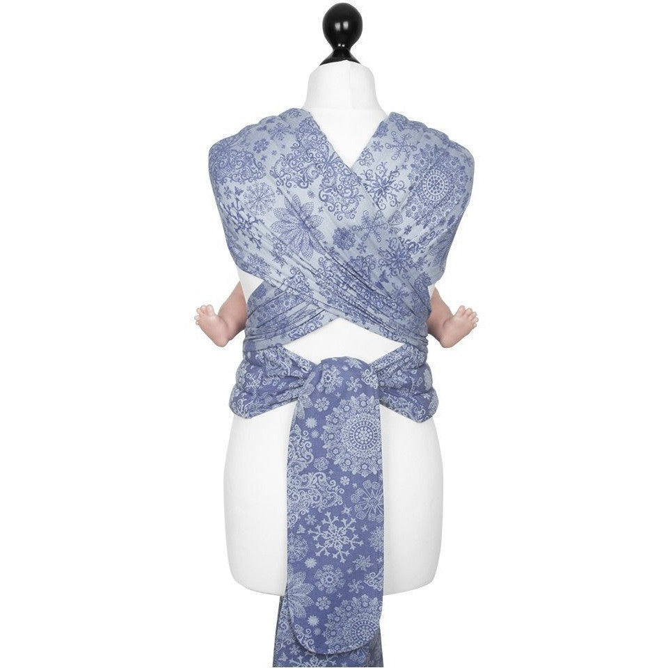 Fidella Fly Tai (MeiTai) - Iced Butterfly Pearl Blue (Baby Size - From Birth) - Meh Dai - Fidella - Afterpay - Zippay Carry Them Close