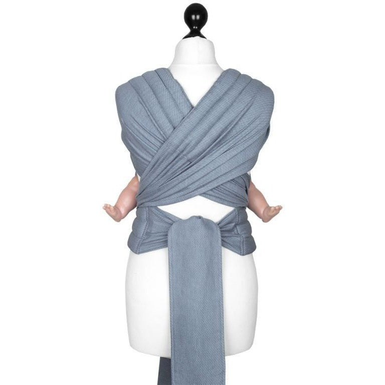 Fidella Fly Tai - MeiTai babycarrier Limited Edition - Lines Light Blue (Toddler Size) - Meh Dai - Fidella - Afterpay - Zippay Carry Them Close