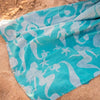 Fidella Woven Wrap - Sirens Blue Linen, , Woven Wrap, Fidella, Carry Them Close  - 1