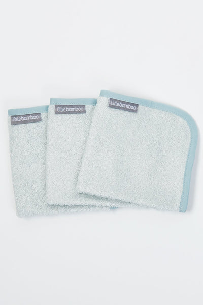 Little Bamboo - Towelling Washers (3pk) Whisper