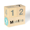 All4Ella Milestone Blocks - Black (wood) - Gift - All4Ella - Afterpay - Zippay Carry Them Close