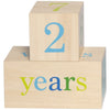 All4Ella Milestone Blocks - Boy (wood) - Gift - All4Ella - Afterpay - Zippay Carry Them Close