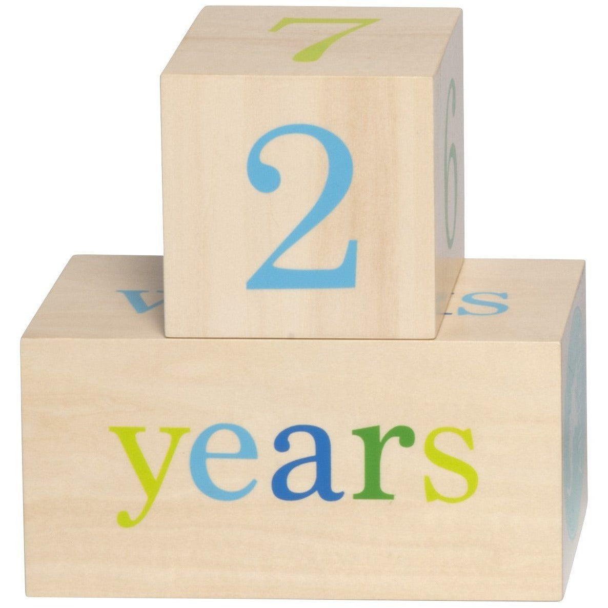 All4Ella Milestone Blocks - Boy (wood) - Gift - All4Ella - Afterpay - Zippay Carry Them Close