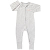 Bonds - Zip Wondersuit - GREY MARLE STRIPE