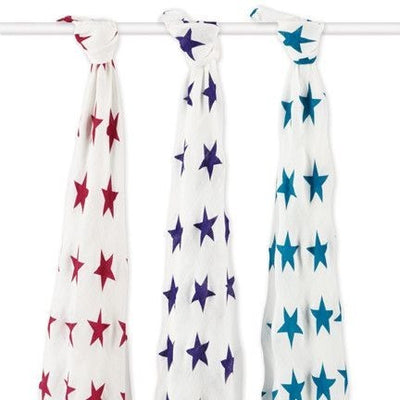Aden and Anais - Bamboo swaddles (Celebration 3 Pack) - swaddle - Aden and Anais - Afterpay - Zippay Carry Them Close