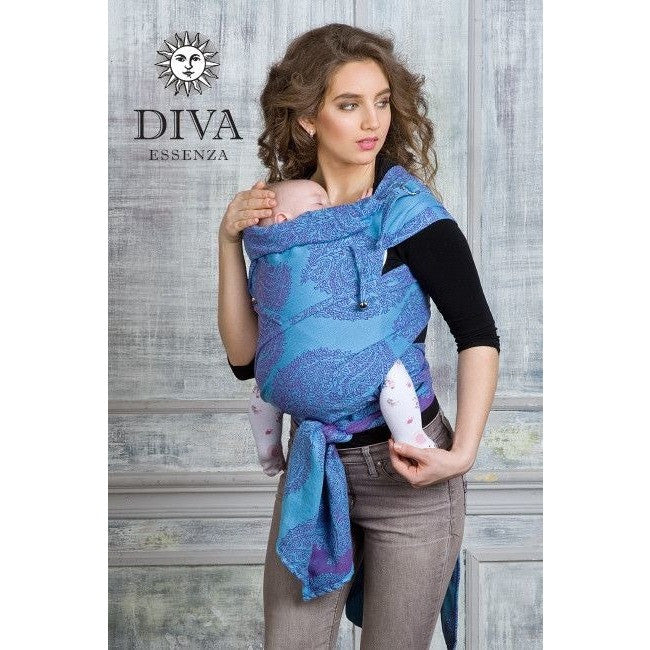 Diva Milano - Diva Essenza Mei Tai - Celeste (Demo Carrier) - Meh Dai - Diva Milano - Afterpay - Zippay Carry Them Close