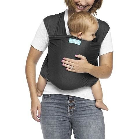 Moby Wrap Bamboo - Charcoal - Stretchy Wrap - Moby - Afterpay - Zippay Carry Them Close