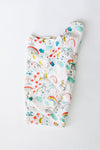 Clementine Kids - Cotton Muslin Baby Swaddle - Unicorn Land