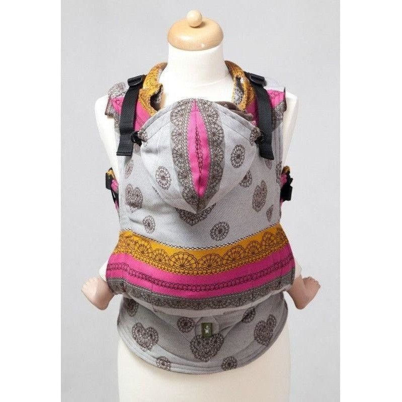 Lenny Lamb Ergonomic Carrier (BABY) - Coffee Lace (Discontinued), , Baby Carrier, Lenny Lamb, Carry Them Close  - 1