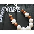 Copper & Mono Necklace - Teething Necklace - Nature Bubz - Afterpay - Zippay Carry Them Close