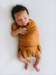 Embe - Baby Swaddle Classic Transitional SwaddleOut - Burnt Orange