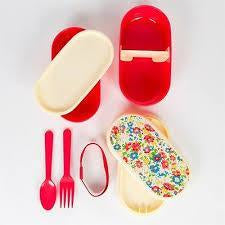 Sass & Belle Bento Lunch Box - Vintage Floral - Lunch & Snack Boxes - Sass & Belle - Afterpay - Zippay Carry Them Close