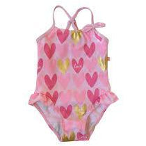 Plum - Swimmers Pink Hearts Swim Suit - Clothing - Plum - Afterpay - Zippay Carry Them Close