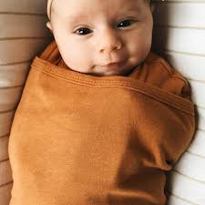 Embe - Baby Swaddle Classic Transitional SwaddleOut - Burnt Orange