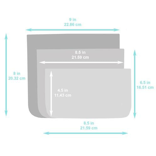 Bumkins - Clear Travel Bags (3pk) - Arrows