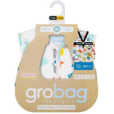 Grobag - E Is For Elephant 2.5 Tog - Baby Sleeping Bags - The Gro Company - Afterpay - Zippay Carry Them Close