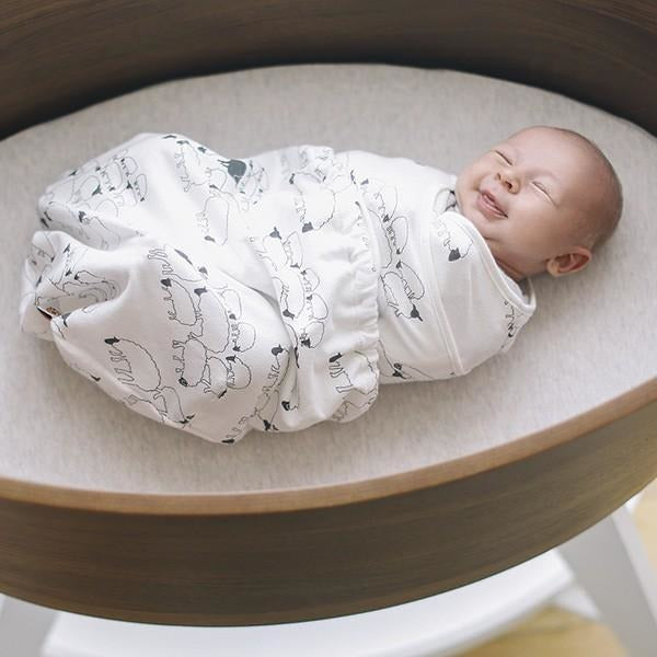 Ergobaby Swaddler - Sheep (One Size) - swaddle - Ergobaby - Afterpay - Zippay Carry Them Close