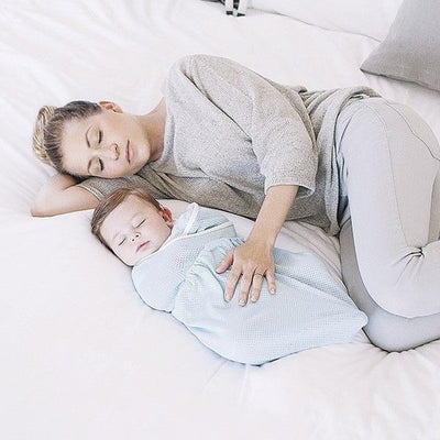 Ergobaby Lightweight Swaddler - Blue (One Size), , swaddle, Ergobaby, Carry Them Close  - 3