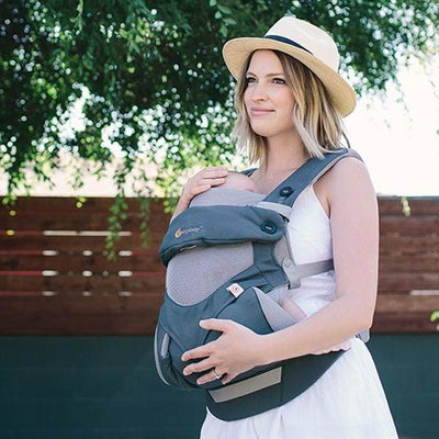 Ergobaby Infant Insert - Mesh Easy Snug - Grey - Carrier Accessories - Ergobaby - Afterpay - Zippay Carry Them Close