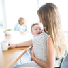 Ergobaby Lightweight Aura Stretchy Wrap - Grey Stripes - Stretchy Wrap - Ergobaby - Afterpay - Zippay Carry Them Close