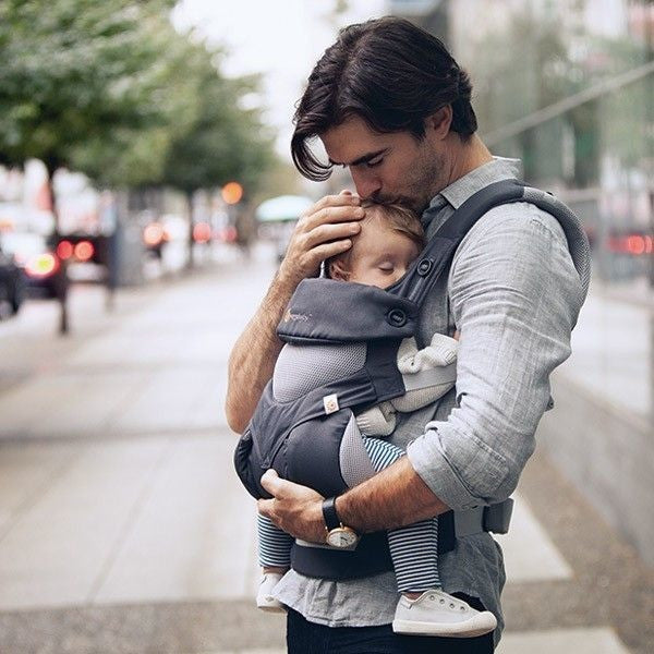 Ergobaby 360 Carrier - Cool Air Carbon Grey - Baby Carrier - Ergobaby - Afterpay - Zippay Carry Them Close