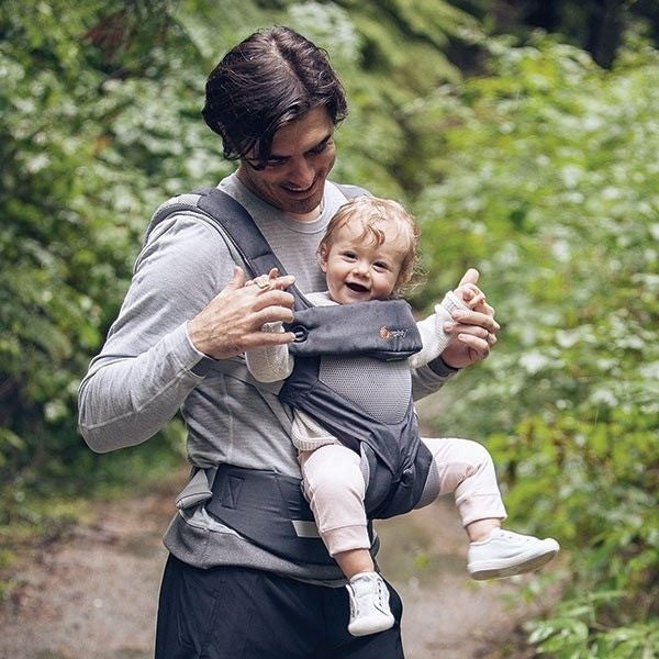 Ergobaby 360 Carrier - Cool Air Carbon Grey - Baby Carrier - Ergobaby - Afterpay - Zippay Carry Them Close
