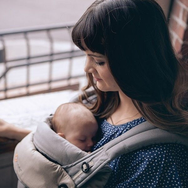 Ergobaby 360 Bundle (Carrier + Easy Snug Insert) - Grey - Baby Carrier - Ergobaby - Afterpay - Zippay Carry Them Close