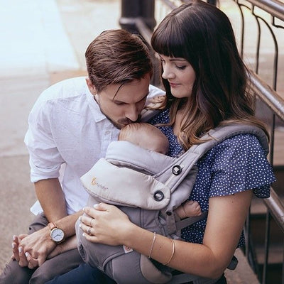 Ergobaby 360 Bundle (Carrier + Easy Snug Insert) - Grey - Baby Carrier - Ergobaby - Afterpay - Zippay Carry Them Close