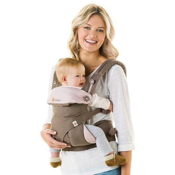 Ergobaby 360 Carrier - Taupe & Lilac - Baby Carrier - Ergobaby - Afterpay - Zippay Carry Them Close