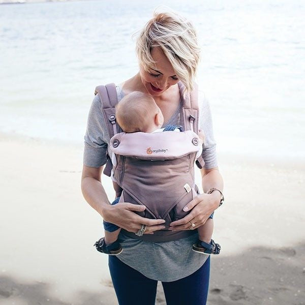 Ergobaby 360 Carrier - Taupe & Lilac - Baby Carrier - Ergobaby - Afterpay - Zippay Carry Them Close