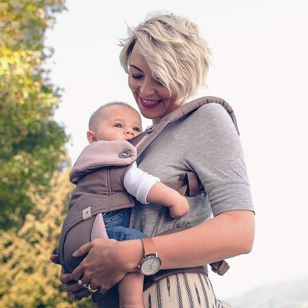 Ergobaby 360 Carrier - Taupe & Lilac - Baby Carrier - Ergobaby - Afterpay - Zippay Carry Them Close