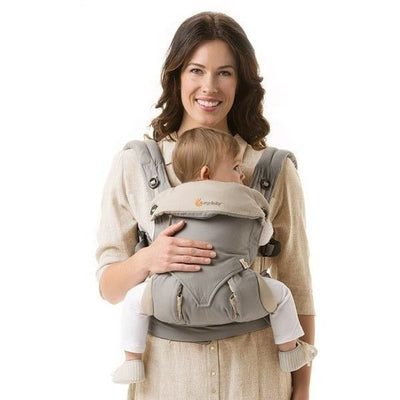 Ergobaby 360 Bundle (Carrier + Easy Snug Insert) - Grey - Baby Carrier - Ergobaby - Afterpay - Zippay Carry Them Close